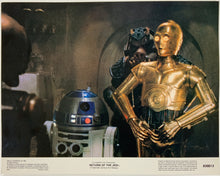 Load image into Gallery viewer, An original 11x14 lobby card for the Star Wars film Return of the Jedi