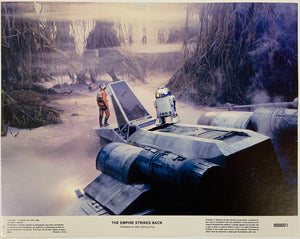 An original 11x14 lobby card from the Star Wars film The Empire Strikes Back