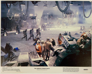 An original 11x14 lobby card for the Star Wars film The Empire Strikes Back