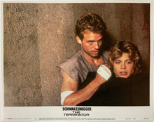 Load image into Gallery viewer, An original 11x14 lobby card for the film The Terminator