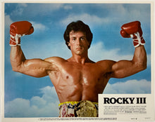 Load image into Gallery viewer, An original lobby card for the Sylvester Stallone film Rocky 3 / III