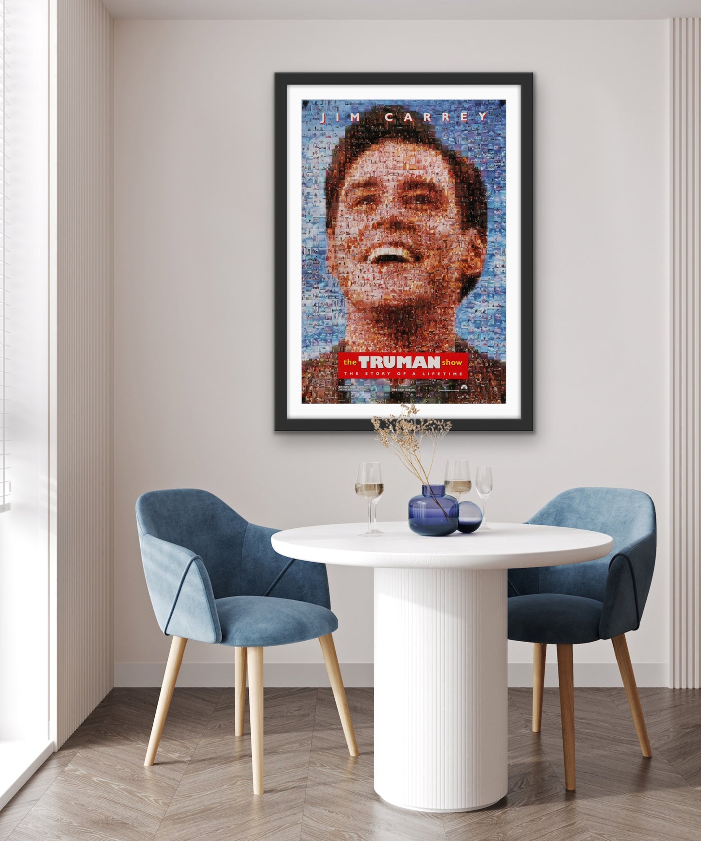 An original movie poster for The Truman Show