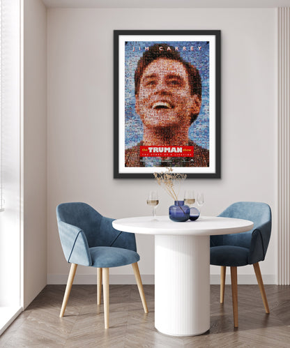 An original movie poster for The Truman Show