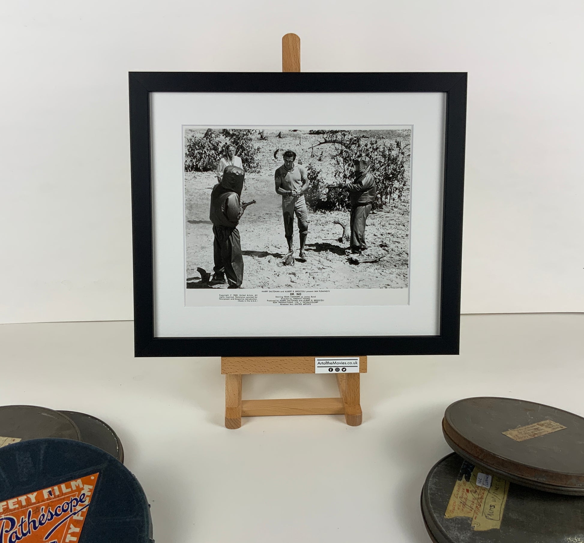 An original 8x10 movie still for the James Bond film Dr No