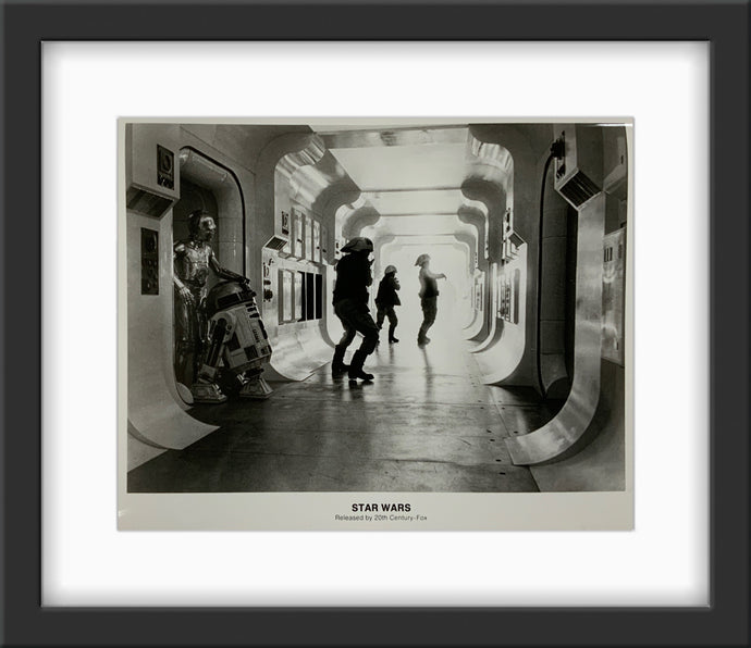 An original 8x10 movie still for the George Lucas film Star Wars / A New Hope