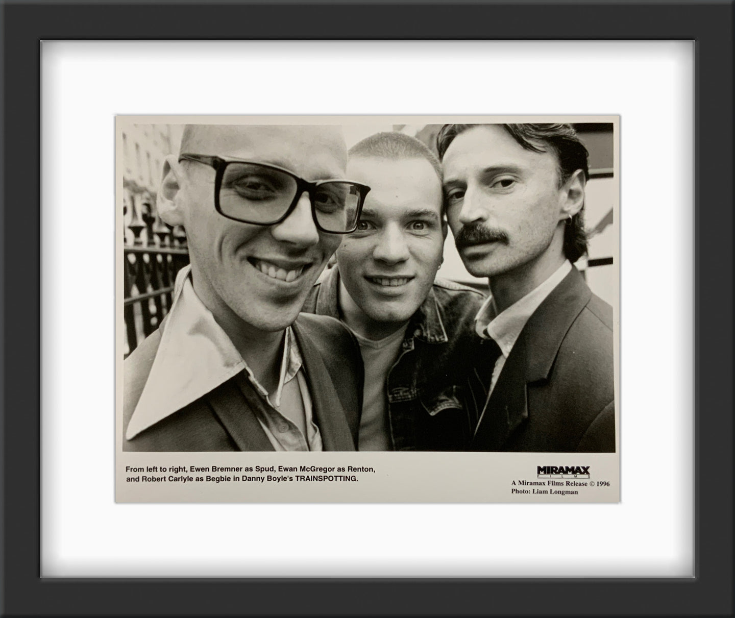 An original 8x10 movie still for the Danny Boyle film Trainspotting