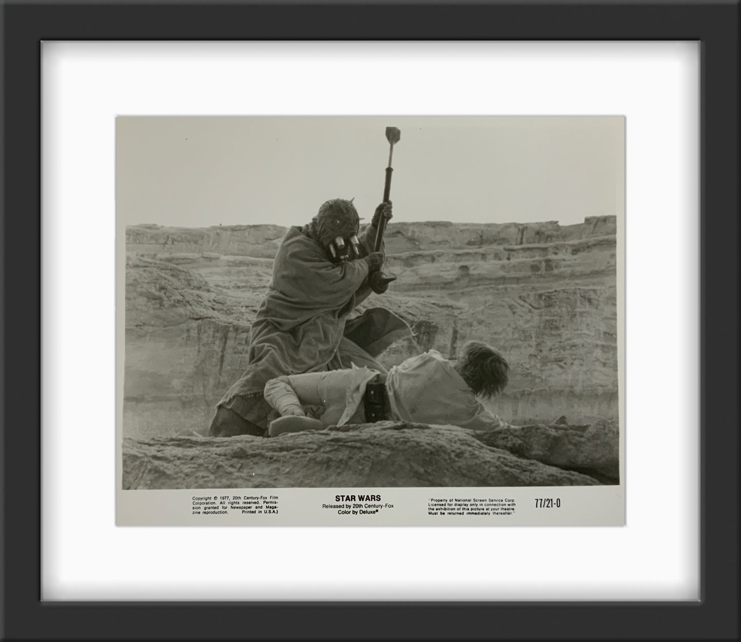 An original 8x10 movie still for the George Lucas film Star Wars / Episode 4 / A New Hope