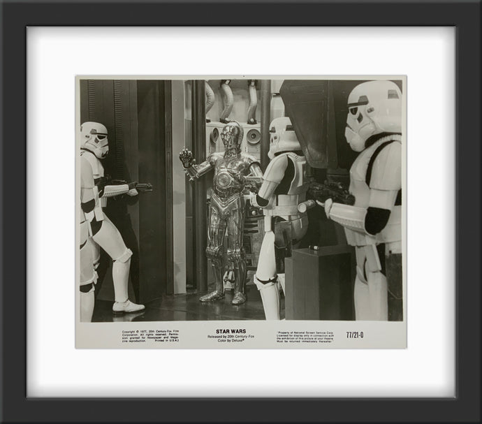 An original 8x10 movie still from the film Star Wars / A New Hope