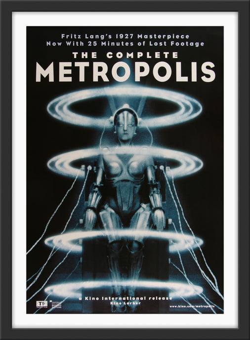 An original movie poster for the film Metropolis