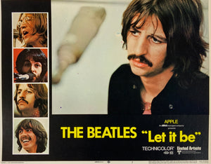 A set of four original lobby cards for The Beatles film Let It Be