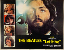 Load image into Gallery viewer, A set of four original lobby cards for The Beatles film Let It Be