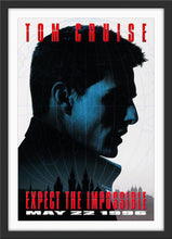 Load image into Gallery viewer, An original movie poster for the Tom Cruise film Mission Impossible