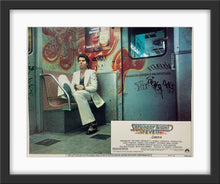 Load image into Gallery viewer, An original lobby card for the John Travolta movie Saturday Night Fever