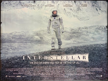 Load image into Gallery viewer, An original movie poster for the Christopher Nolan film Interstellar