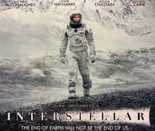 Load image into Gallery viewer, An original movie poster for the Christopher Nolan film Interstellar