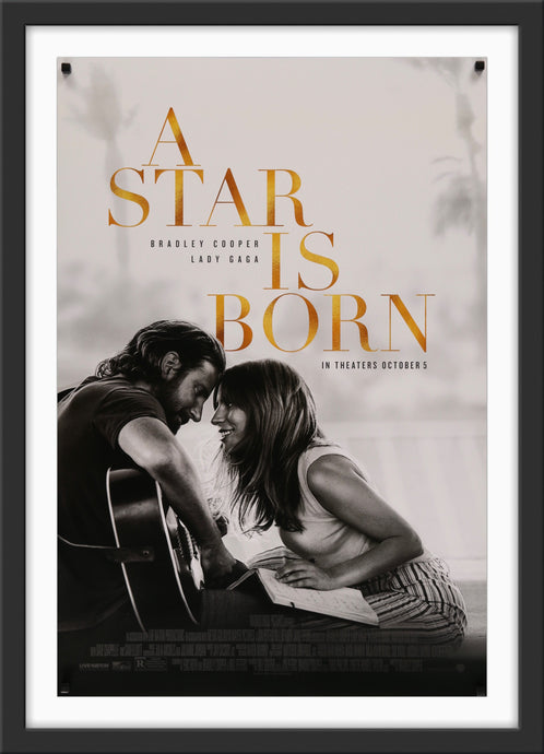 An original movie poster for the film A Star Is Born