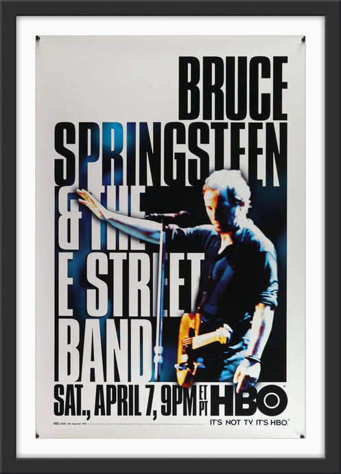 An original movie poster for the film Bruce Springsteen and the E Street Band - 2001