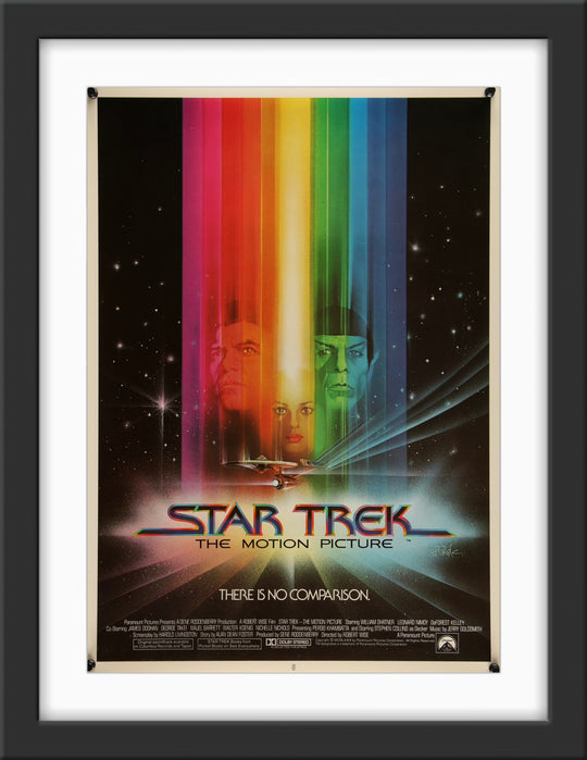 An original movie poster by Bob Peak for the film Star Trek The Motion Picture