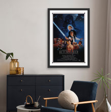 Load image into Gallery viewer, An original movie poster for the Star Wars film The Return of the Jedi with artwork by Kazuhiko Sano