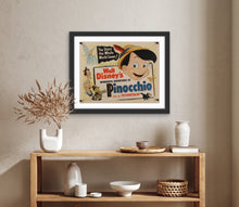 Load image into Gallery viewer, An original movie poster for the Disney film Pinocchio