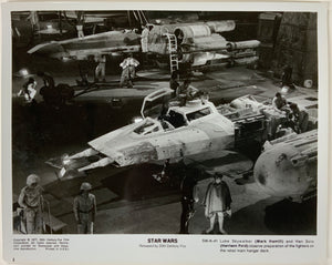 An original movie still for the George Lucas film Star Wars