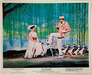 An original 8x10 lobby card for Disney film Mary Poppins