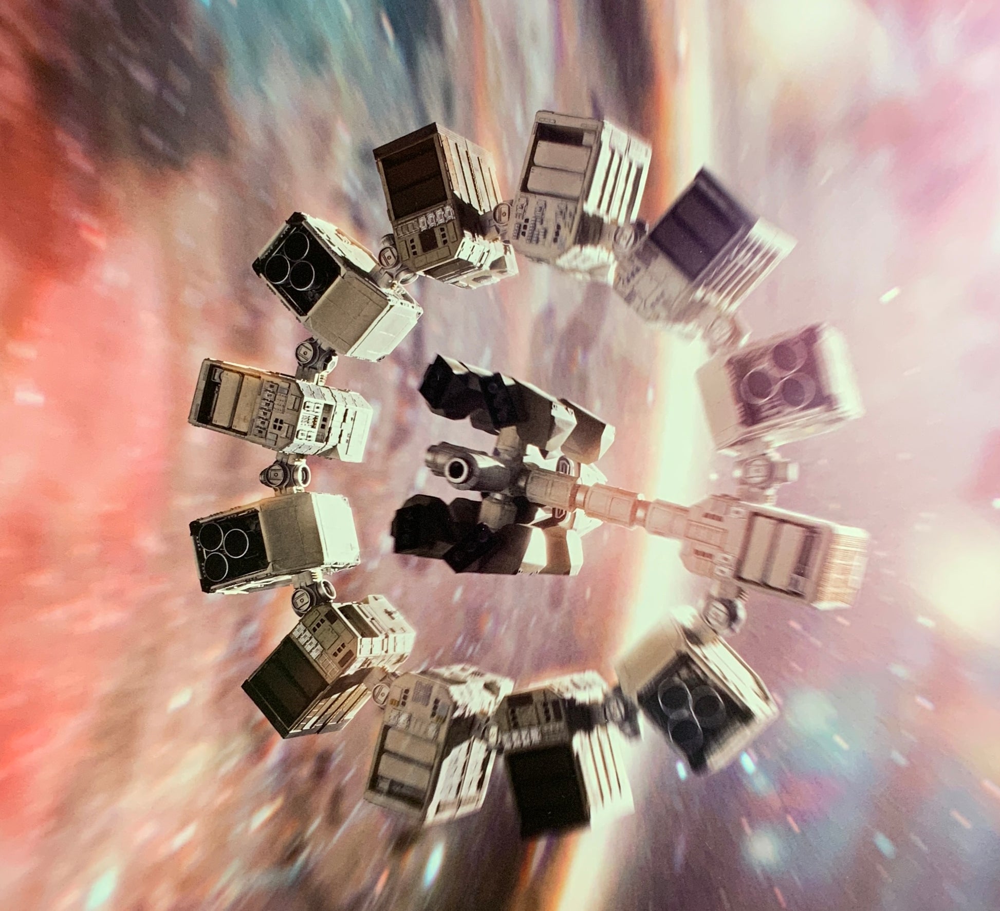 An original movie poster for the Christopher Nolan film Interstellar
