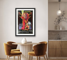 Load image into Gallery viewer, An original movie poster by Richard Amsel for the film Flash Gordon