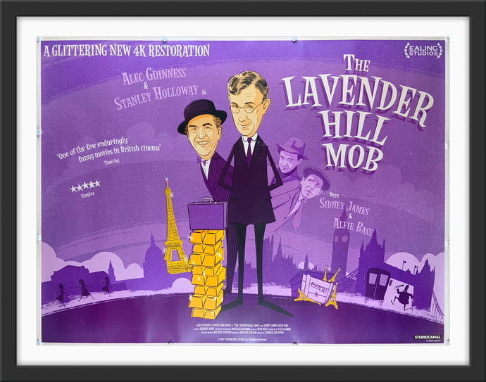 An original movie poster for the 2024 release of The Lavender Hill ob