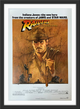 Load image into Gallery viewer, An original movie poster for the Indiana Jones film Raiders of the Lost Ark