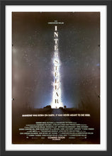 Load image into Gallery viewer, An original advance movie poster for the Christopher Nolan film Interstellar