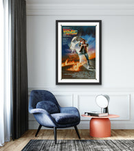 Load image into Gallery viewer, An original movie poster for the film Back To The Future with art by Drew Struzan