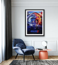 Load image into Gallery viewer, An original movie poster for the SEGA film Sonic the Hedgehog 3