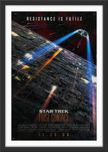 Load image into Gallery viewer, An original movie poster for the Star Trek film First Contact