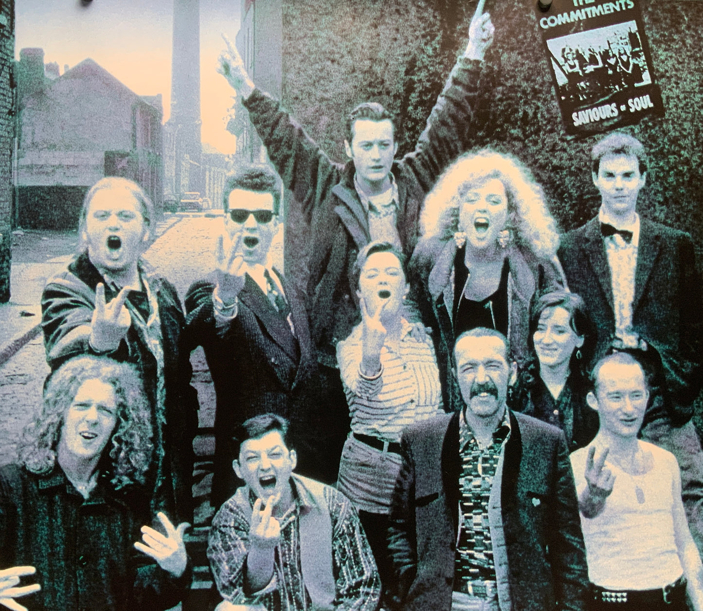 An original movie poster for the film The Commitments