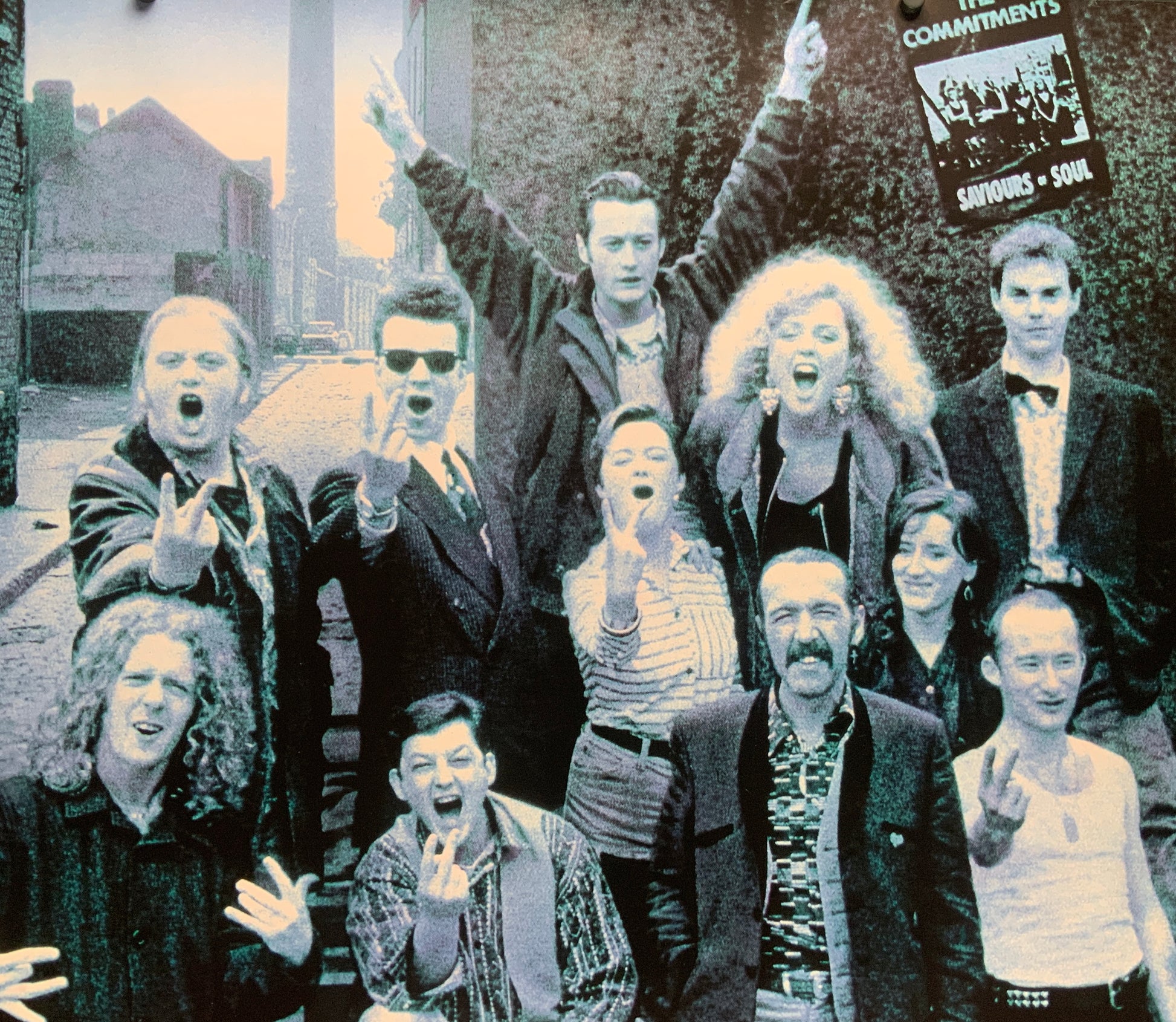 An original movie poster for the film The Commitments