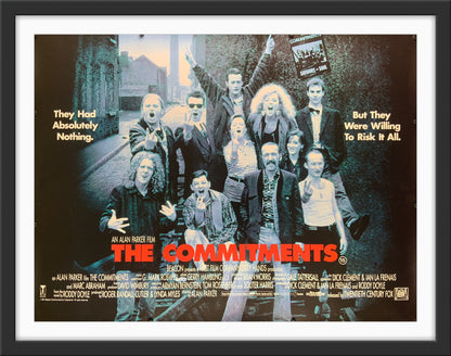 An original movie poster for the film The Commitments