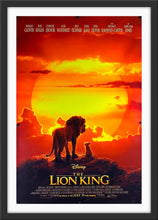 Load image into Gallery viewer, An original movie poster for the Disney 2019 remake of The Lion King