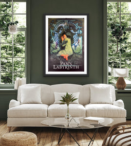 An original movie poster with art by Drew Struzan for Guillermo del Toro's Pan's Labyrinth