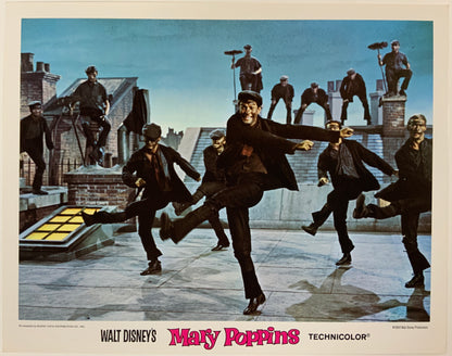 An original lobby card for the Disney film Mary Poppins