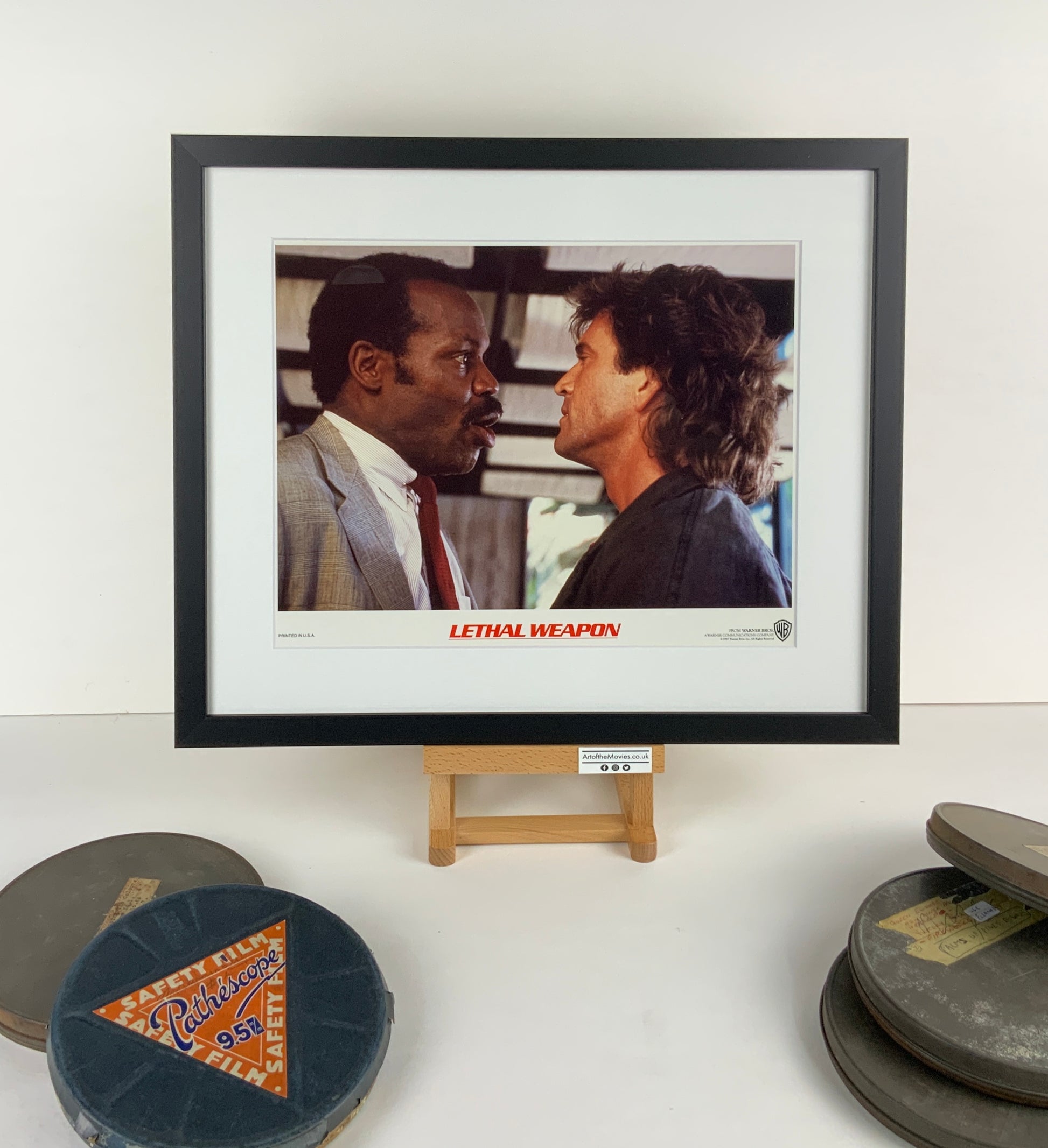 An original lobby card for the film Lethal Weapon