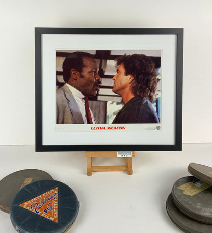 An original lobby card for the film Lethal Weapon