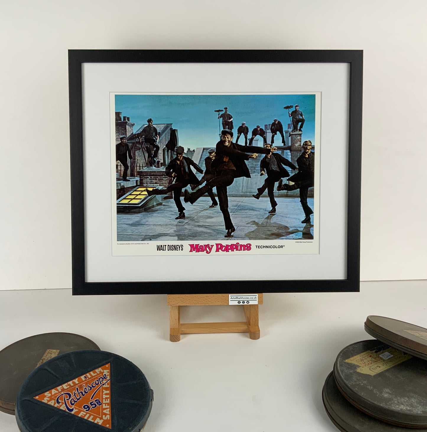 An original lobby card for the Disney film Mary Poppins
