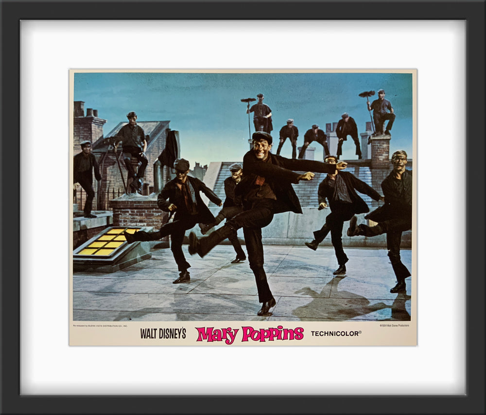 An original lobby card for the Disney film Mary Poppins