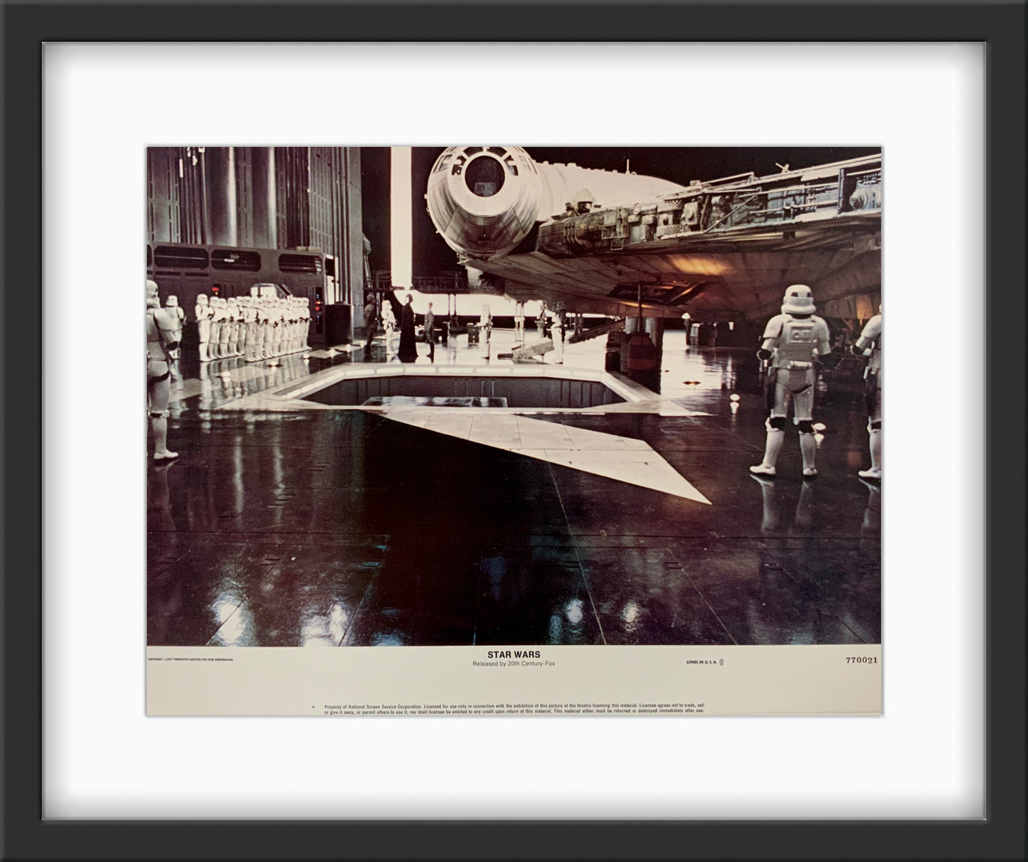 An original lobby card for the film Star Wars