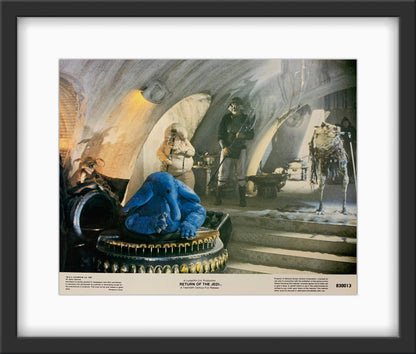 An original lobby card for the Star Wars film Return of the Jedi