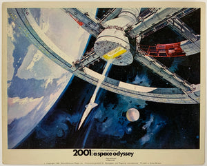An original 8x10 lobby card for the Stanley Kubrick film 2001 A Space Odyssey