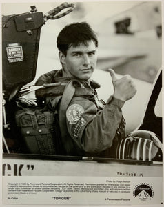 An original 8x10 promotional movie still for the Tom Cruise film Top Gun