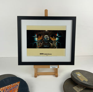 An original 8x10 lobby card for the Stanley Kubrick film 2001 A Space Odyssey