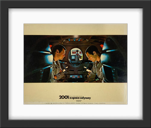 An original 8x10 lobby card for the Stanley Kubrick film 2001 A Space Odyssey